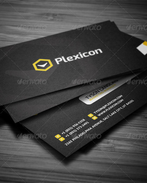 Biglietto da visita minimale per aziende e professionisti 1