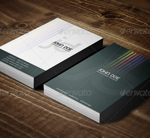 biglietto da visita arcobaleno 3