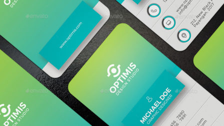 Biglietto da visita moderno stile web4