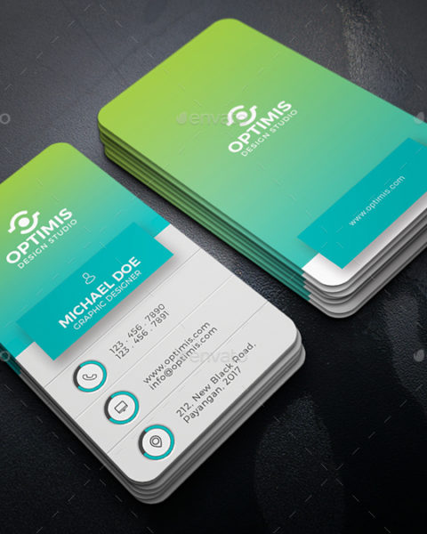 Biglietto da visita moderno stile web5