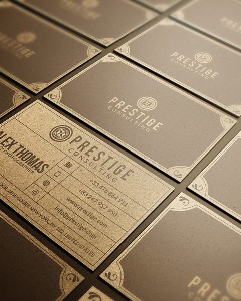 Biglietto da visita tipo sughero 3