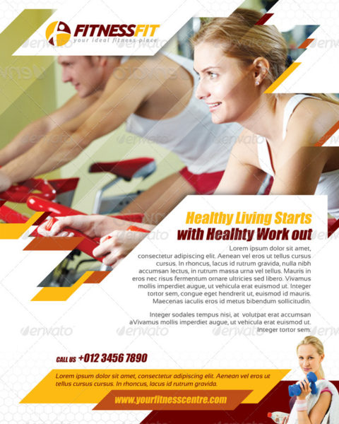 Volantino palestra fitness 3
