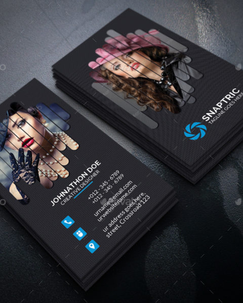 biglietto da visita con immagine