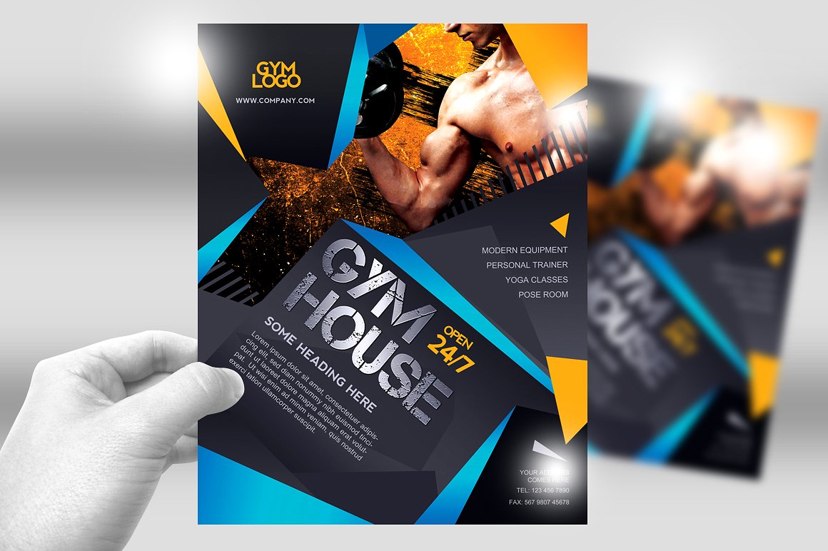 Volantino gym fitness palestra2