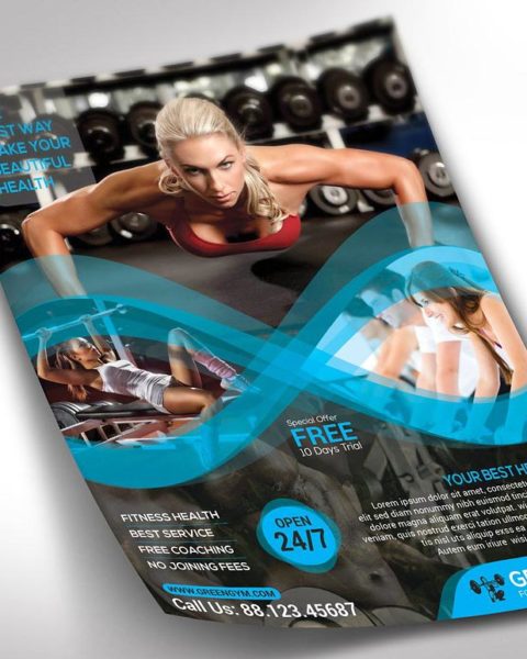 fitness flyer
