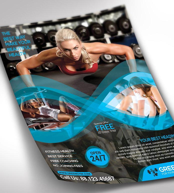 fitness flyer
