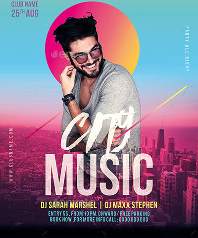 flyer per serata musicale