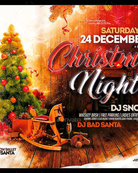 Volantino evento festività natalizie capodanno