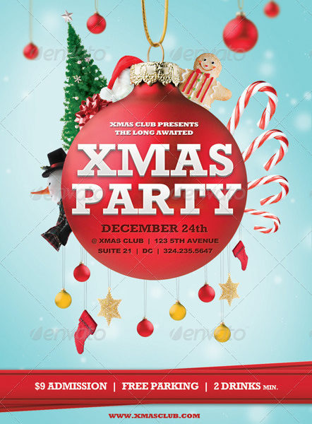 Volantino evento festività natalizie capodanno