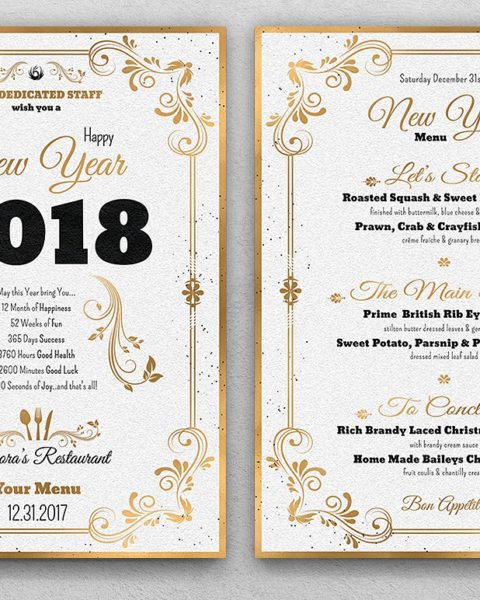 Menù per cena pranzo natale capodanno festività