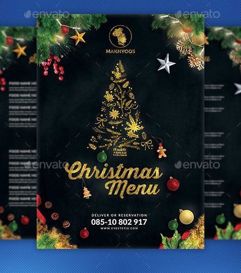 Menù natalizio per ristoranti