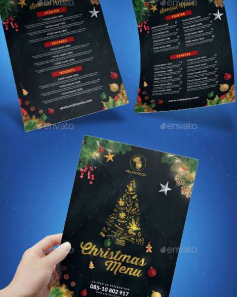 Menù natalizio per ristoranti