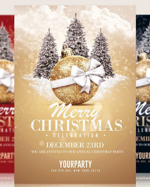 Volantino evento festività natalizie capodanno