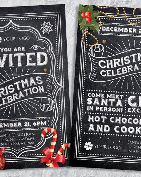 Volantino evento festività natalizie capodanno