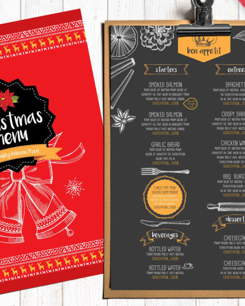 Menù per cena pranzo natale capodanno festività