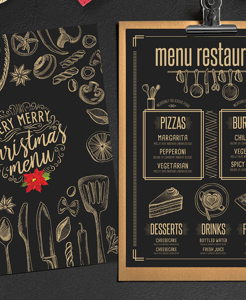 Menù per cena pranzo natale capodanno festività