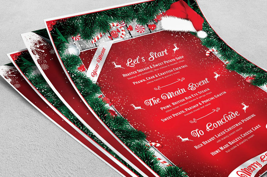 Menù per cena pranzo natale capodanno festività