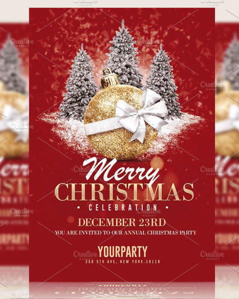 Volantino evento festività natalizie capodanno