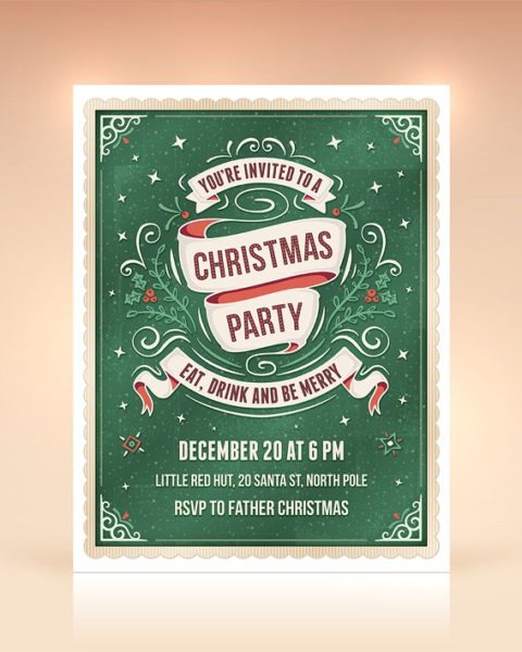 Volantino evento festività natalizie capodanno