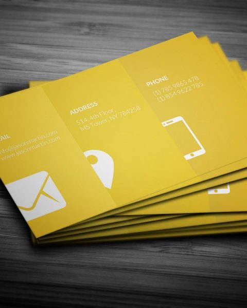 Biglietto da visita multiuso con icone-3