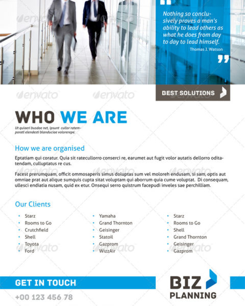 Flyer aziendale stile minimale-2