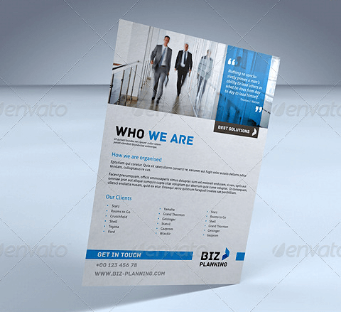 Flyer aziendale stile minimale-3