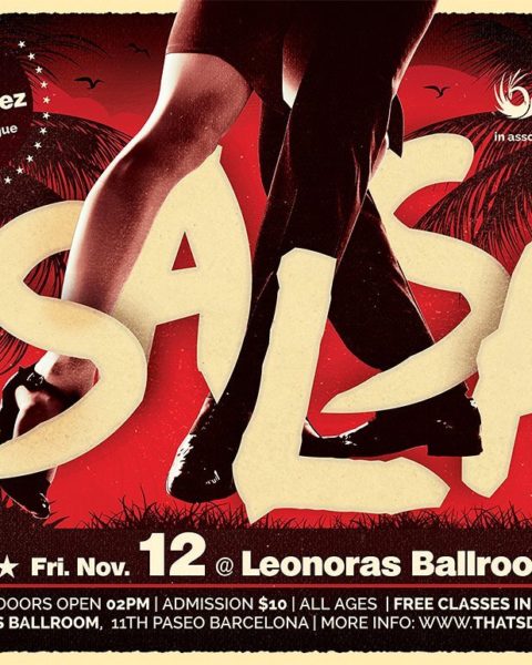 Volantino evento scuola di ballo salsa-1