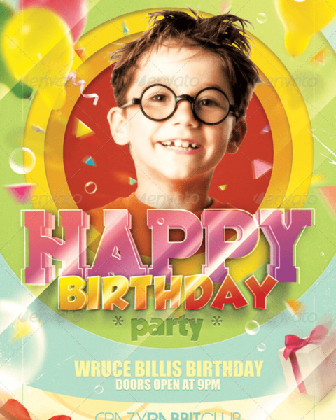 Volantino festa di compleanno bambini-1