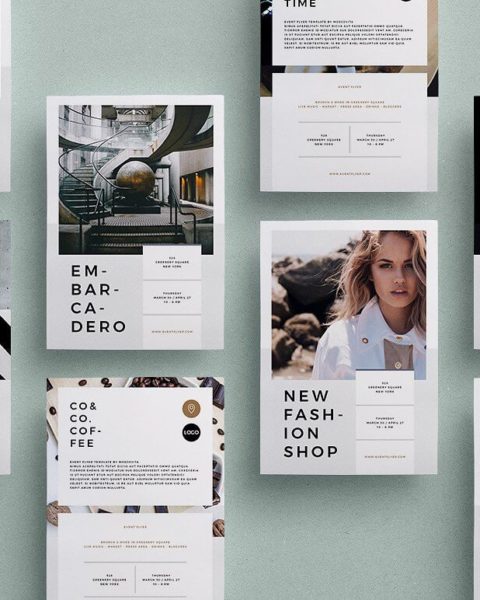 Volantino fronte retro minimale-1-