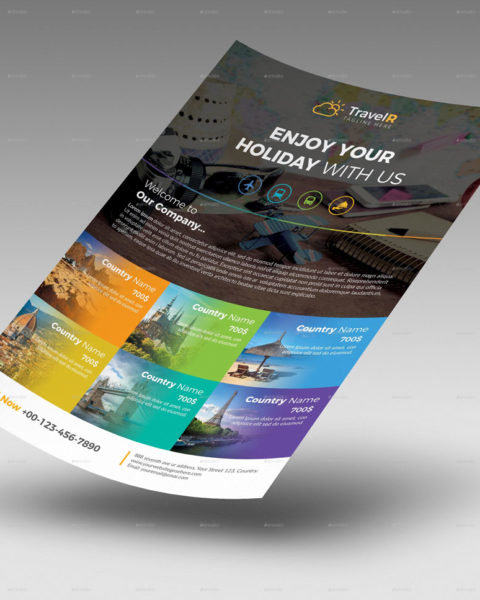 volantino promozionale viaggi