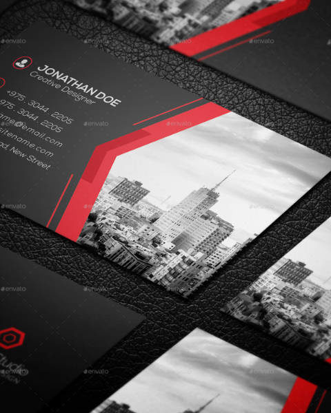 Biglietto da visita moderno polivalente