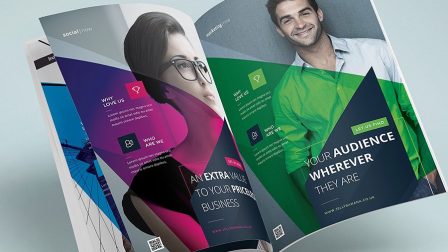 Volantino business moderno.4