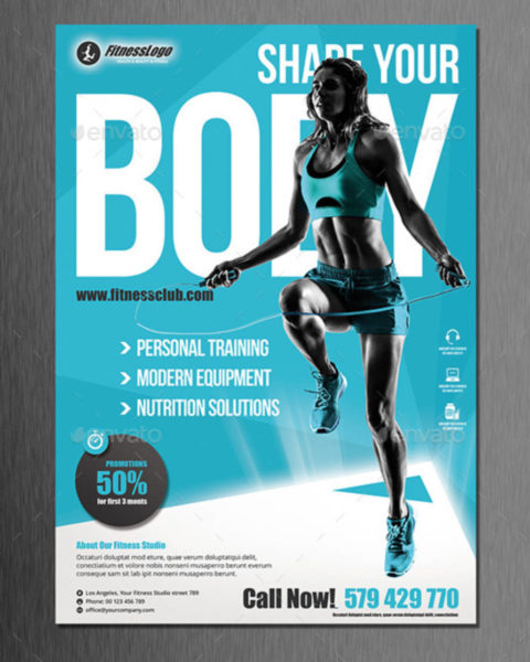 Volantino moderno per fitness-3