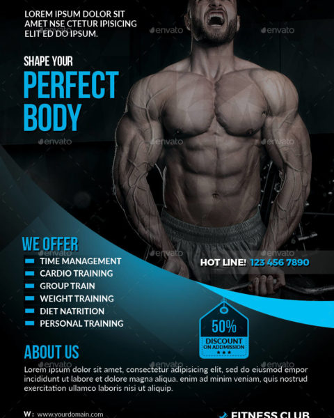 Volantino semplice per fitness -3