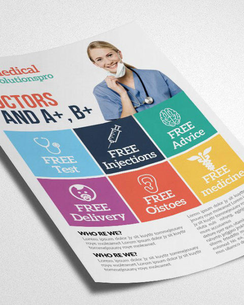 Volantino promozione studio medico