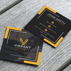 Biglietto da visita quadrato 2