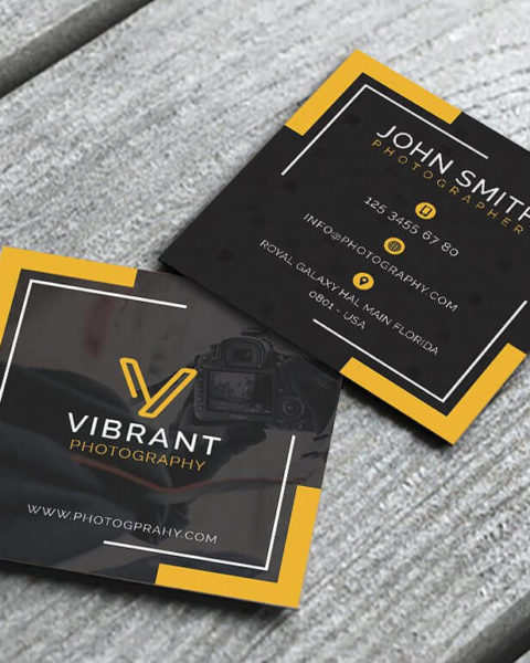 Biglietto da visita quadrato 2