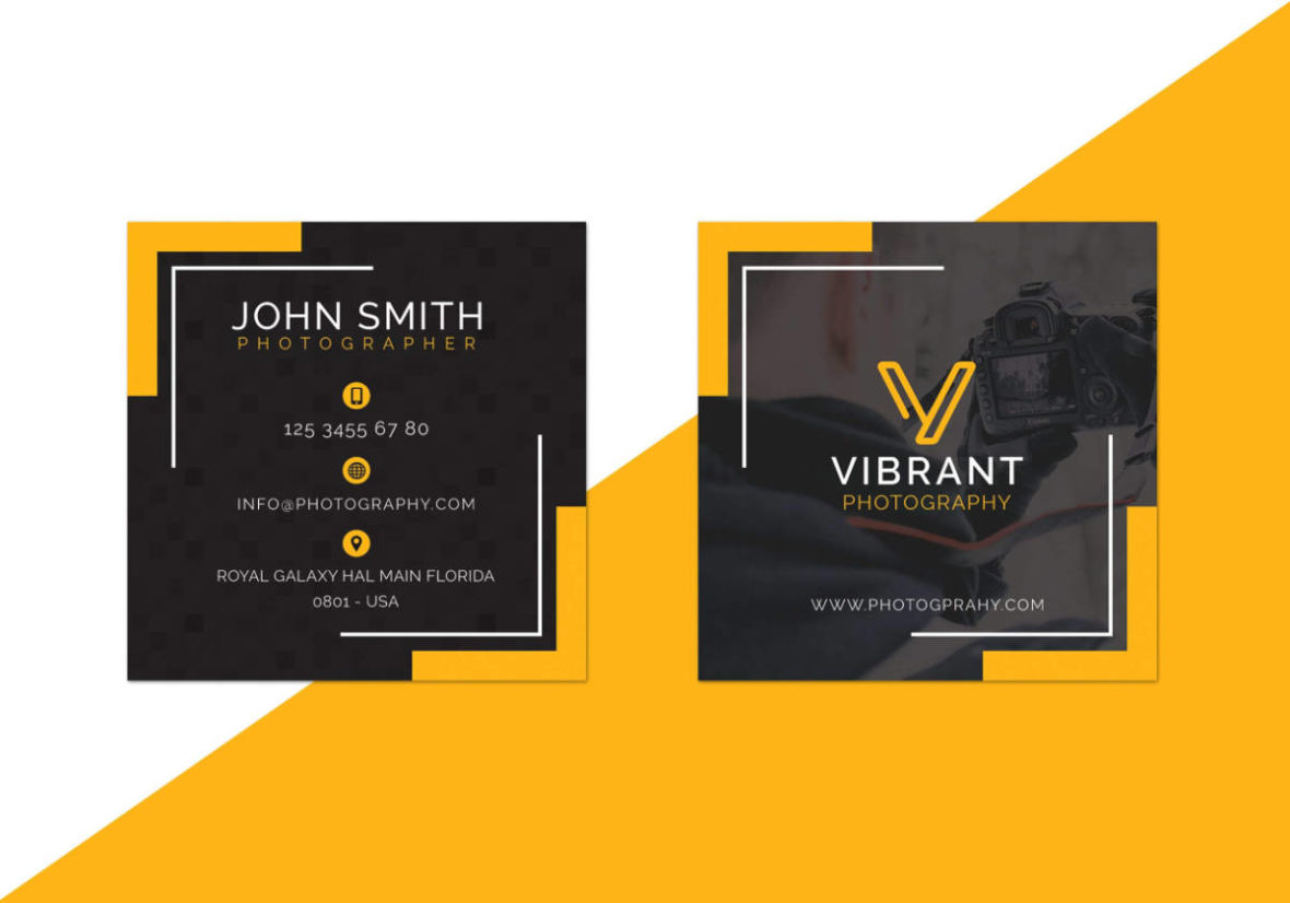 Biglietto da visita quadrato 3