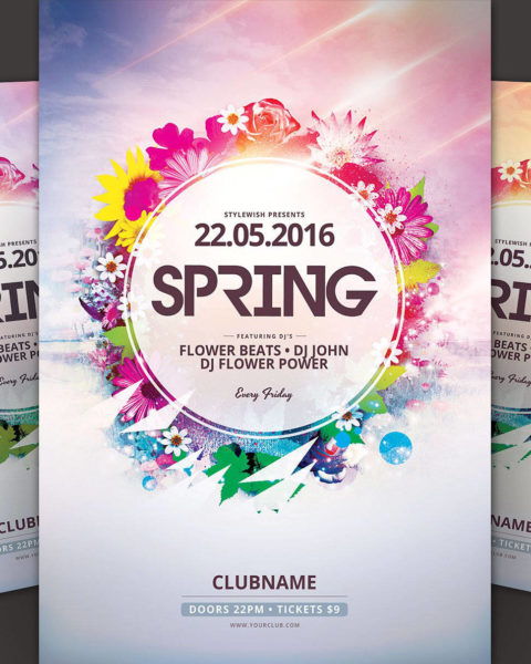 Festa di primavera motivo floreale 2