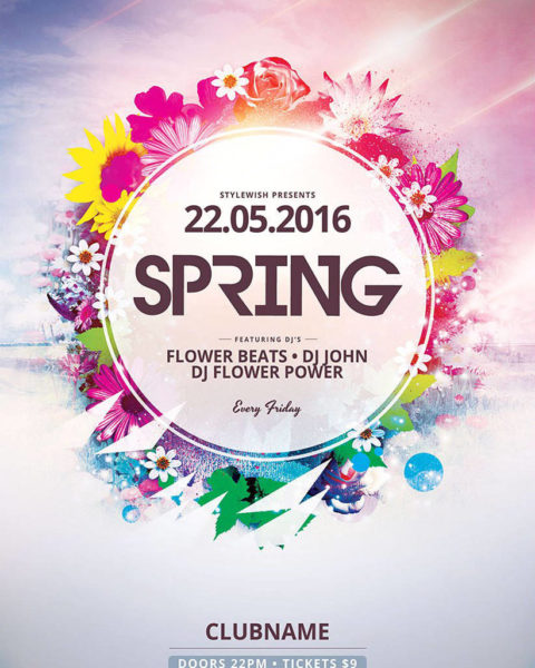 Festa di primavera motivo floreale