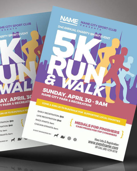 Volantino evento running