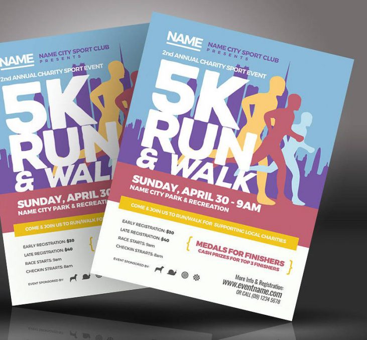 Volantino evento running
