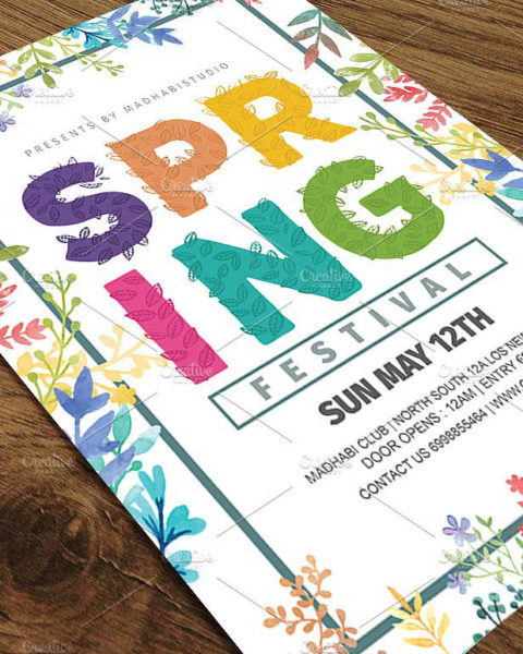 Volantino per l’evento di primavera 2