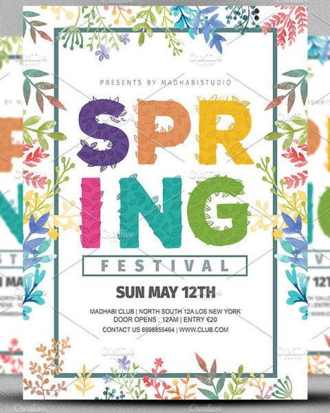 Volantino per l’evento di primavera