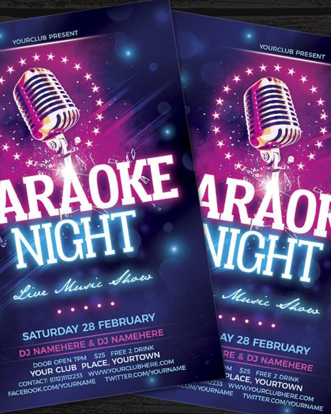 karaoke flyer