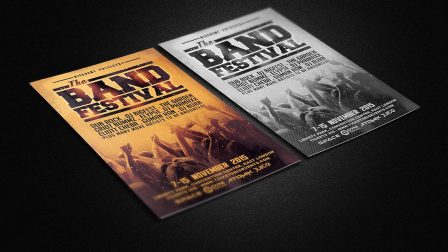 Volantino eventi e serate musicali