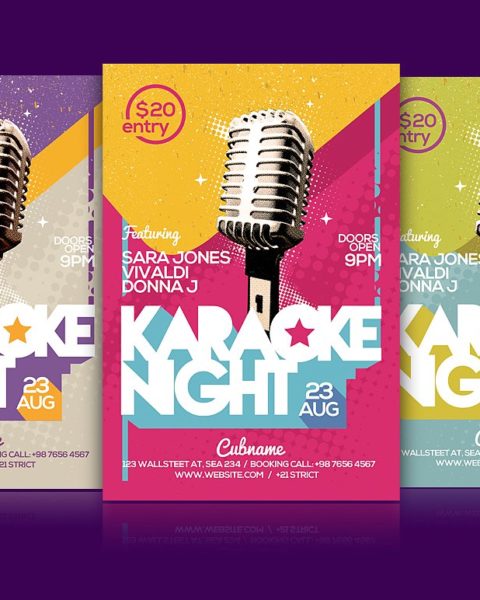 Volantino serata karaoke 2