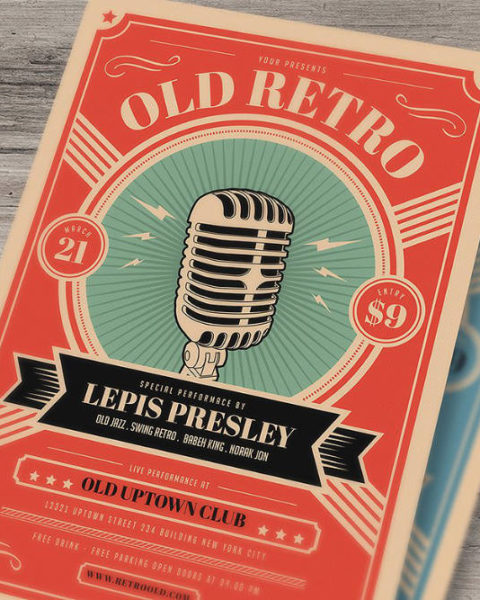 Volantino serata karaoke