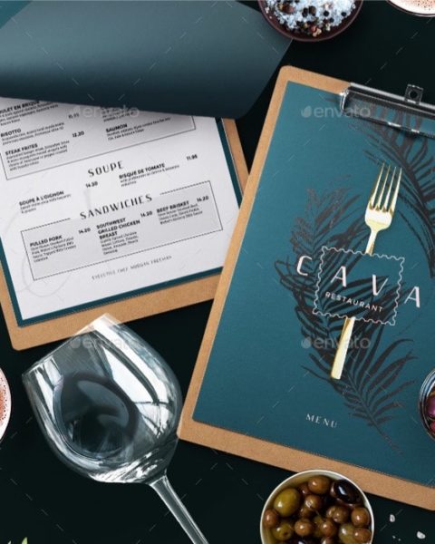 Menù per pub pizzeria ristorant