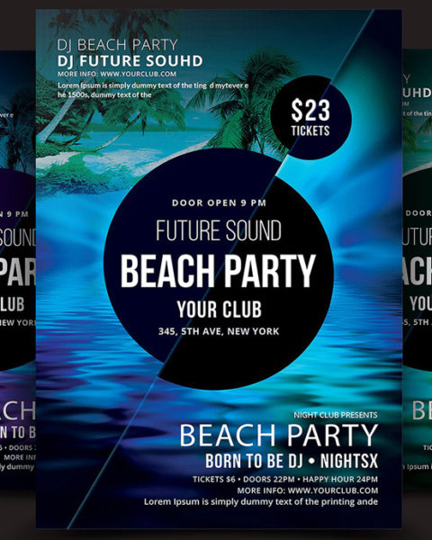 Volantino festa di estate